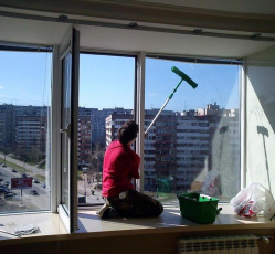 Мытье окон в однокомнатной квартире Славянск-на-Кубани